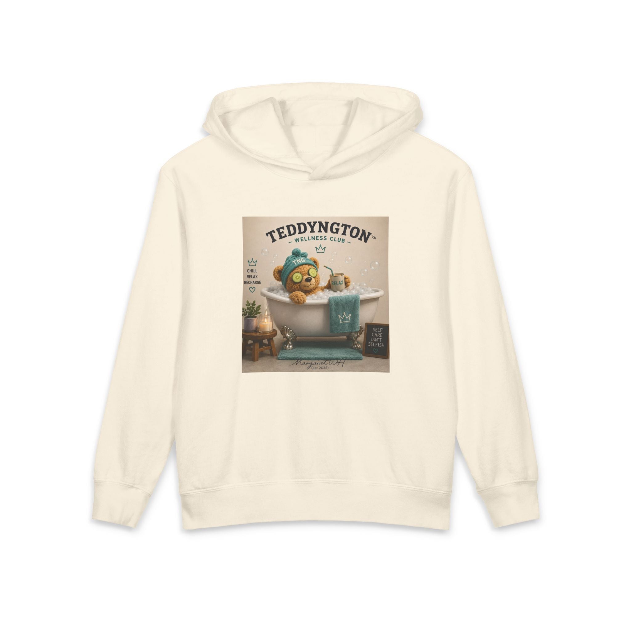 Teddyngton Wellness Club Self-Care Premium Unisex Hoodie