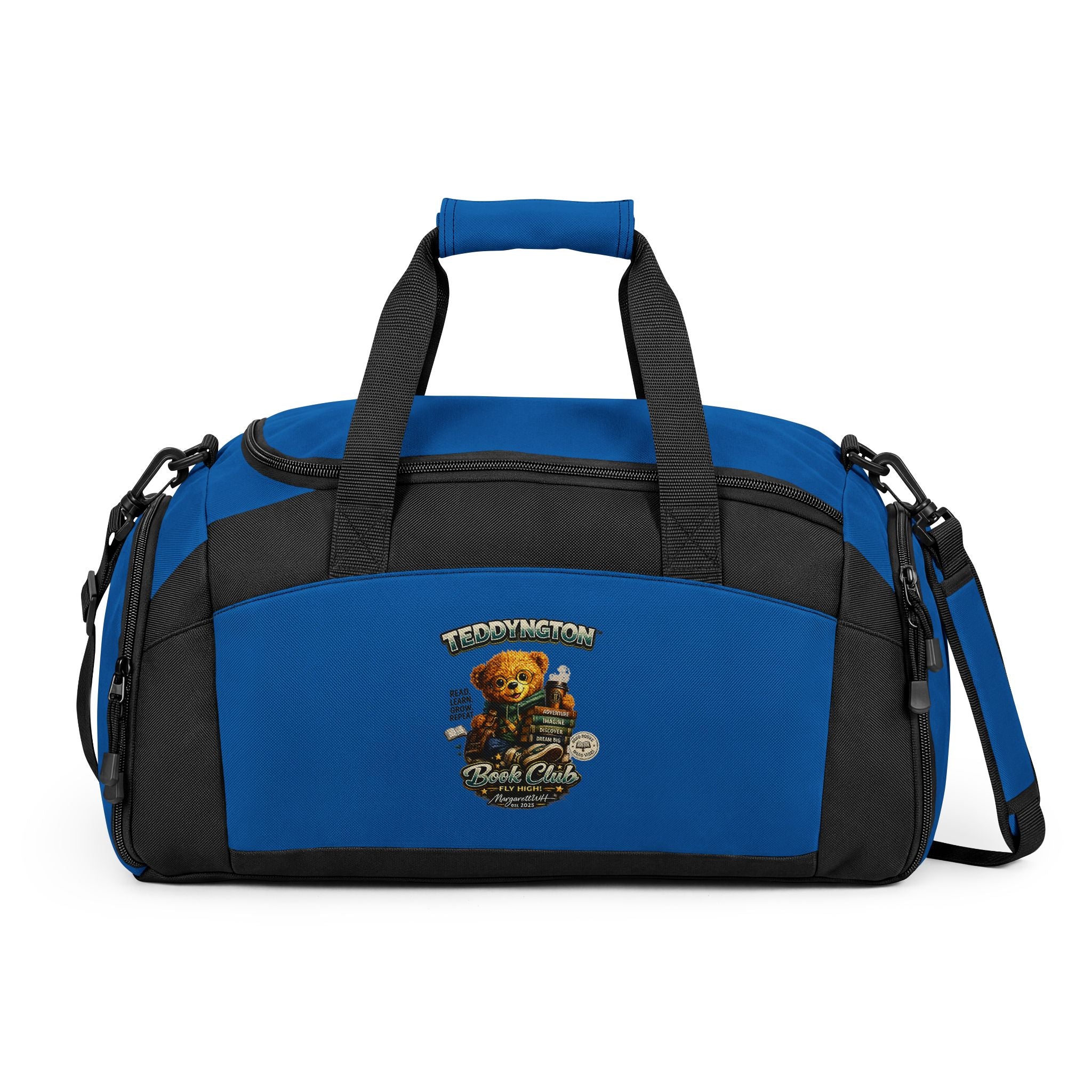 Book Lover Teddy Bear Gym Bag