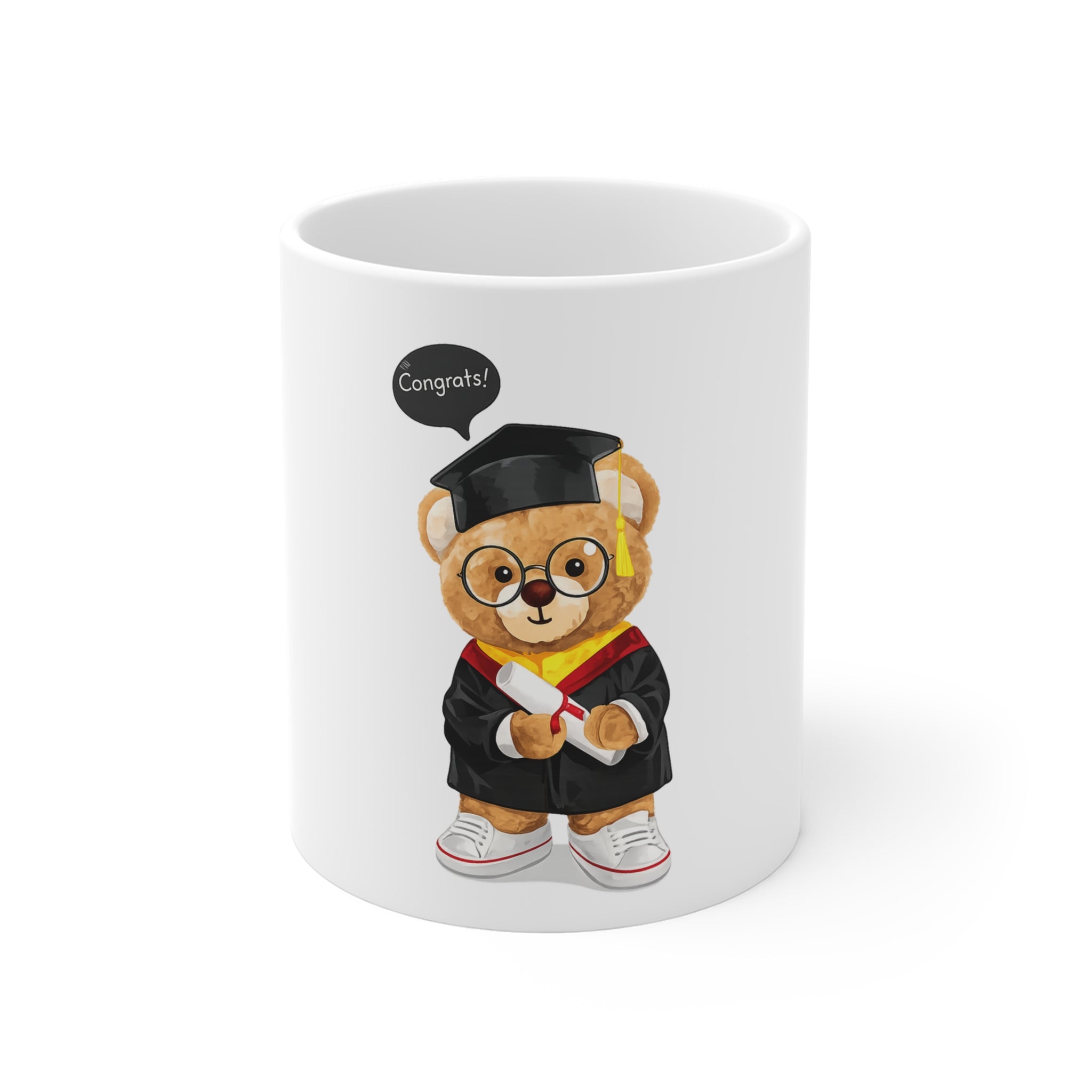 Graduation Teddy Bear Ceramic Coffee Mug