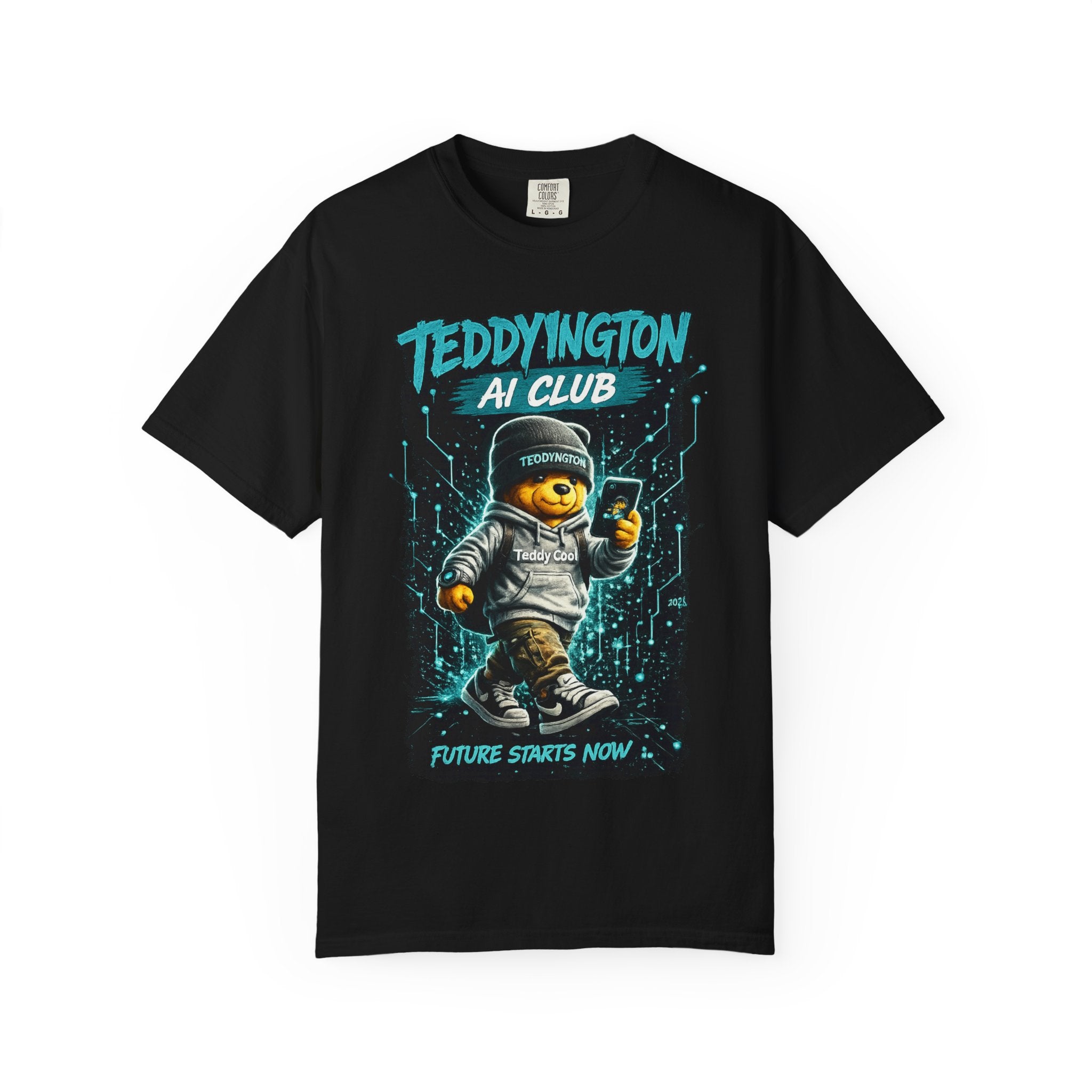 Teddyington Ai Club Front & Back Print T-Shirt