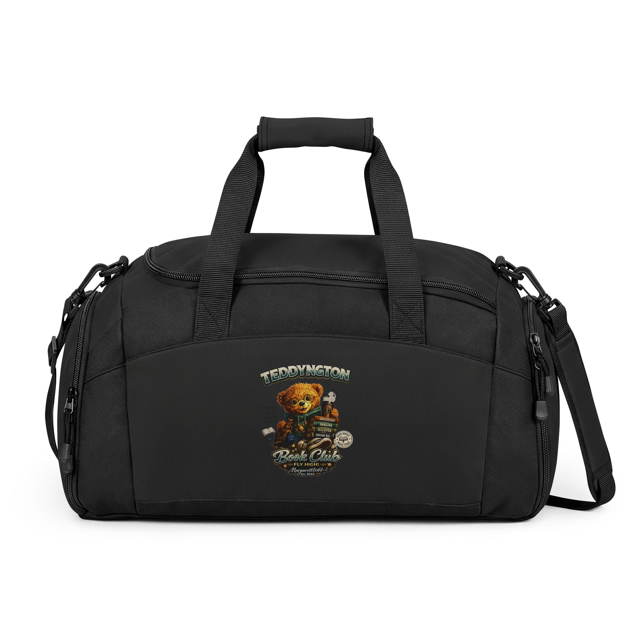 Book Lover Teddy Bear Gym Bag