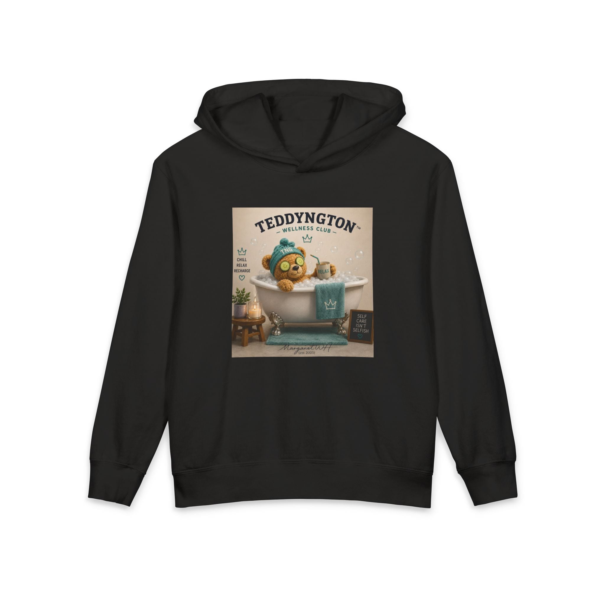 Teddyngton Wellness Club Self-Care Premium Unisex Hoodie