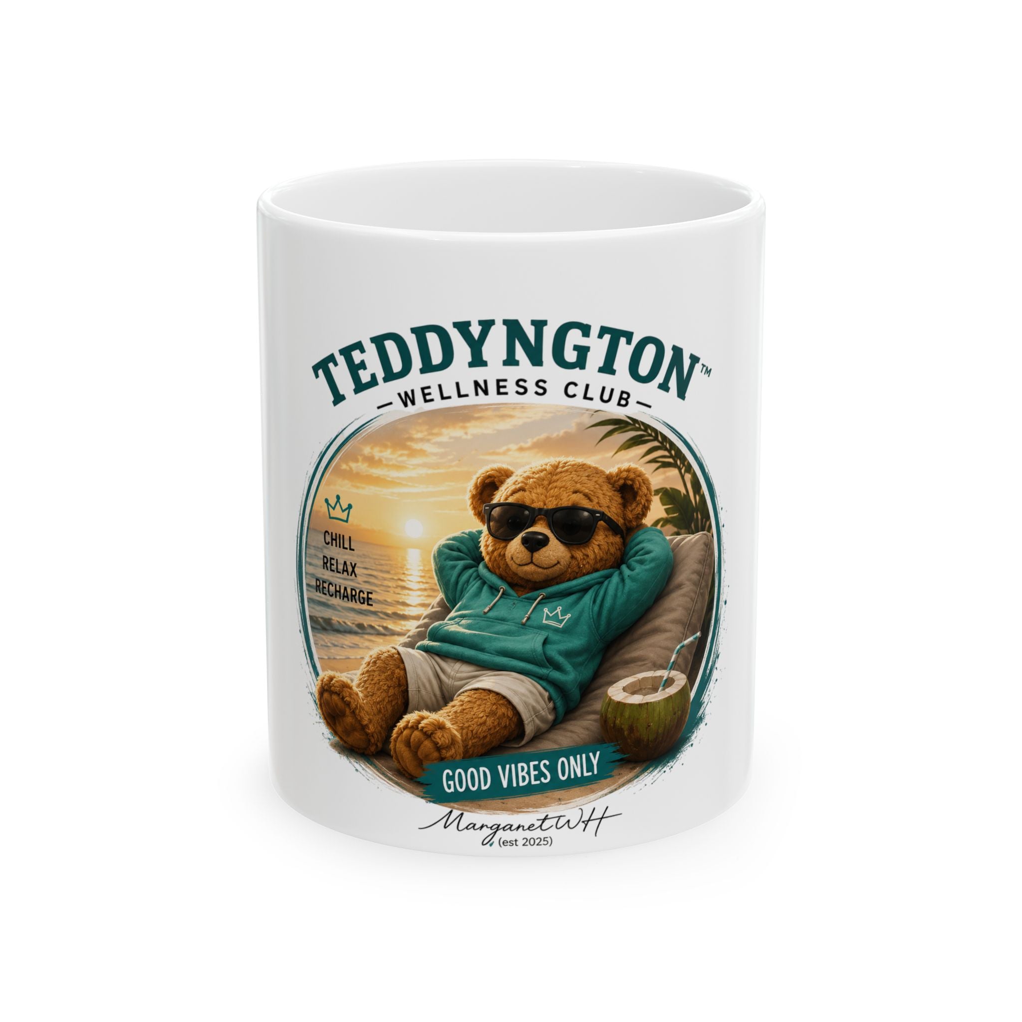 Teddyngton Wellness Club Ceramic Coffee Mug