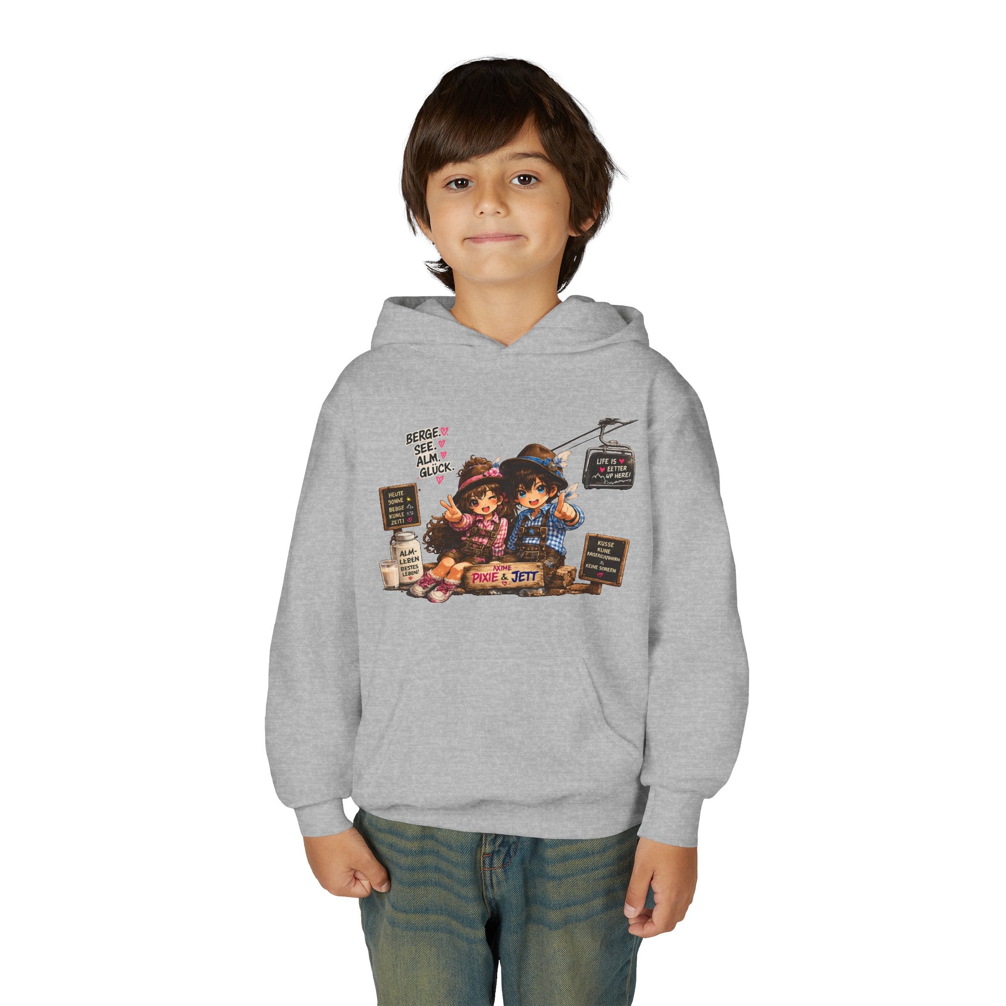 Kids Cute Cartoon Graphic Hoodie
