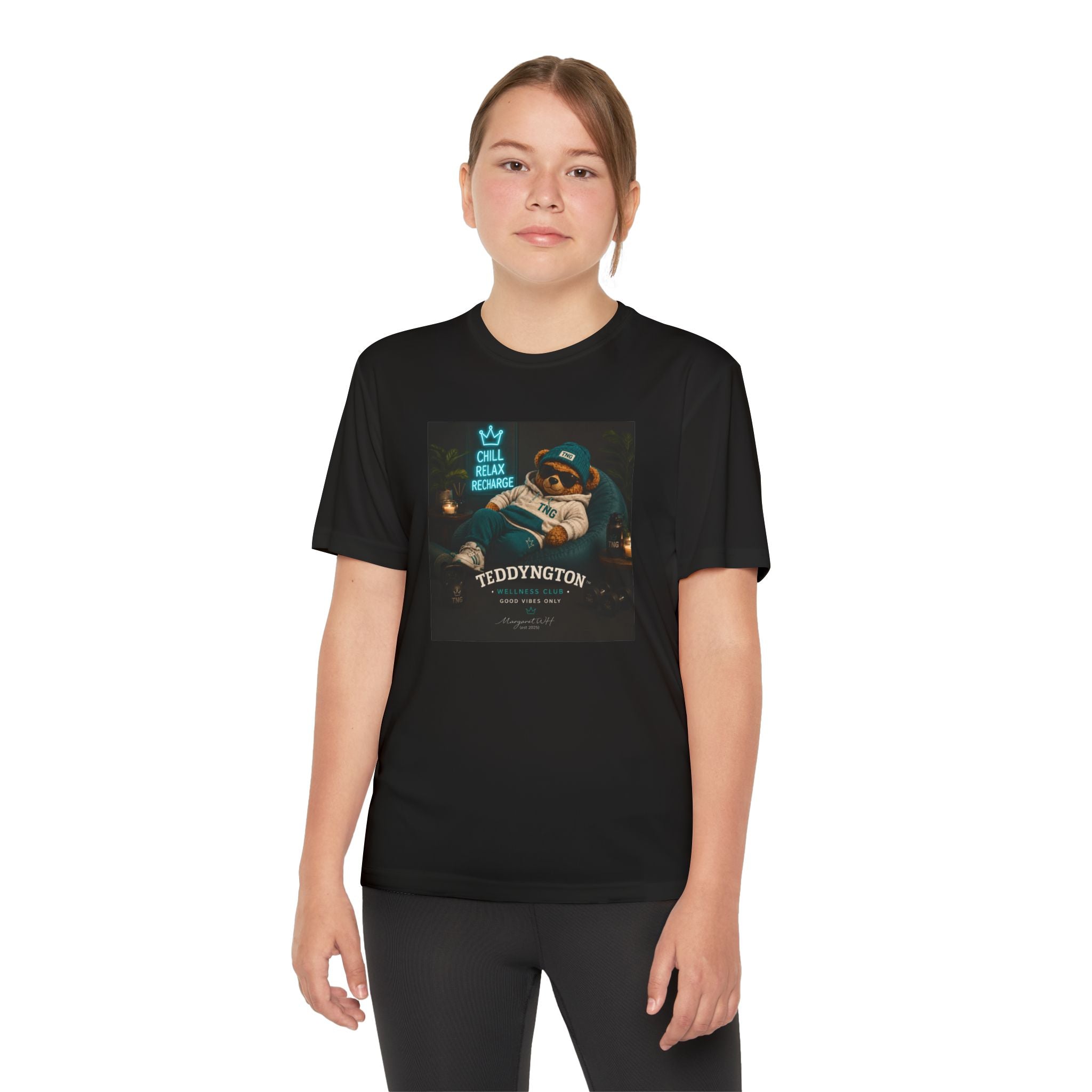 Teddyngton "Chill Relax Recharge" Graphic T-Shirt | Premium Unisex Casual Tee