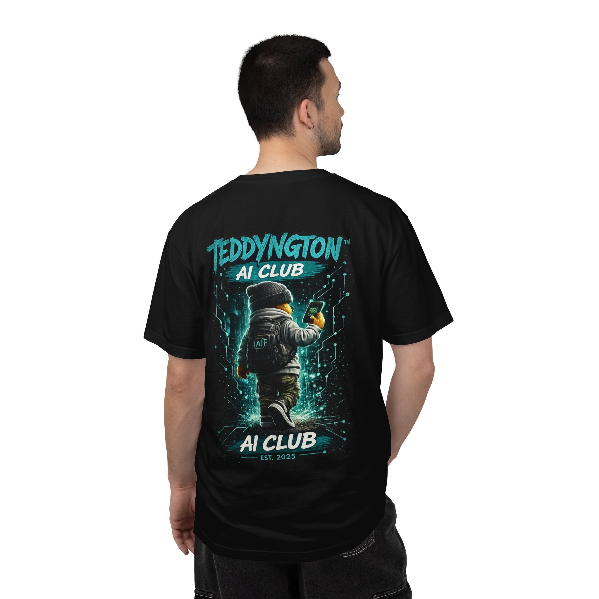 Teddyington Ai Club Front & Back Print T-Shirt