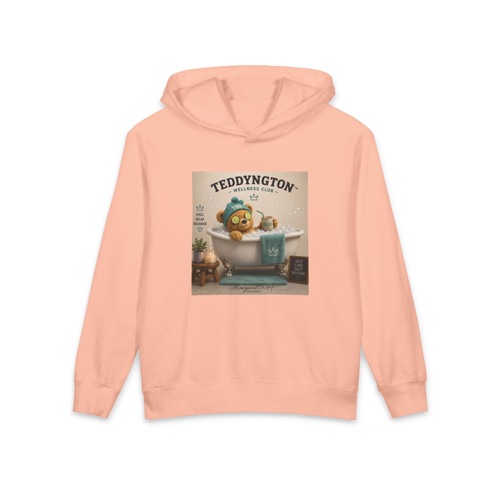 Teddyngton Wellness Club Self-Care Premium Unisex Hoodie