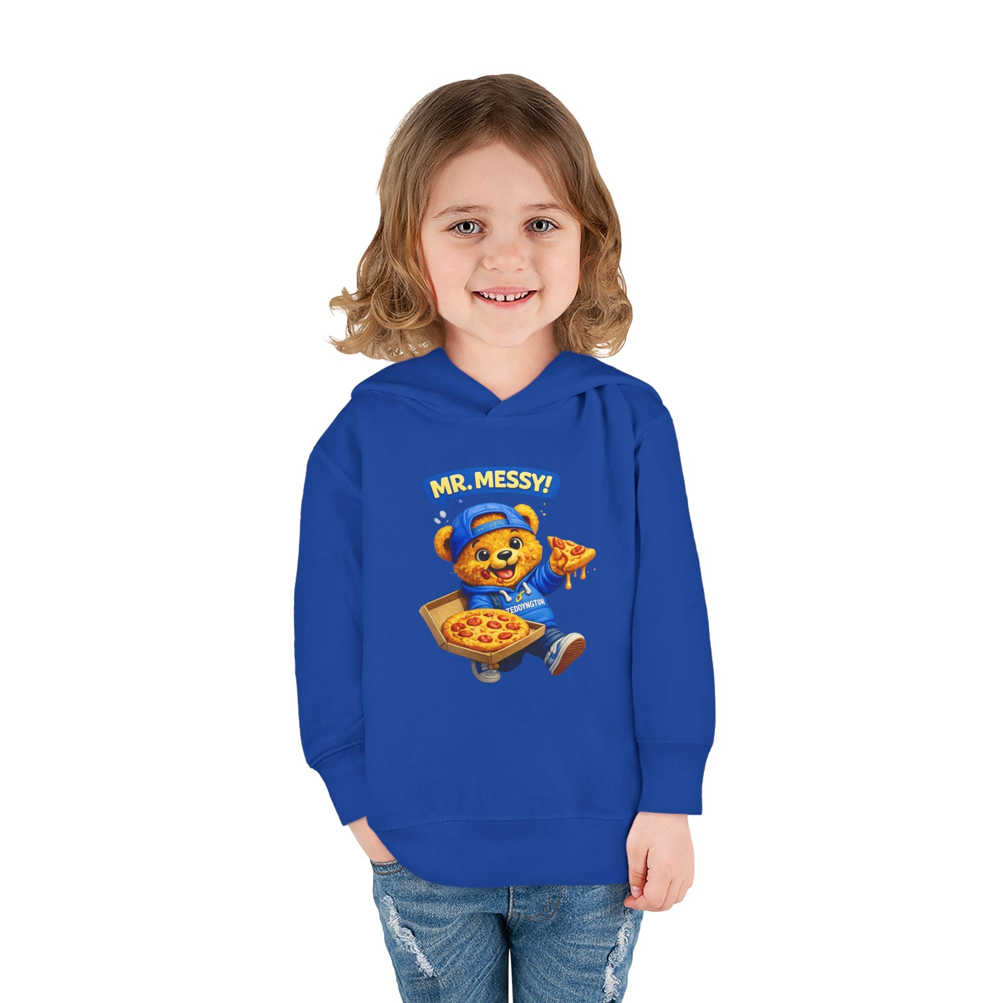Mr. Messy Pizza Teddy Hoodie