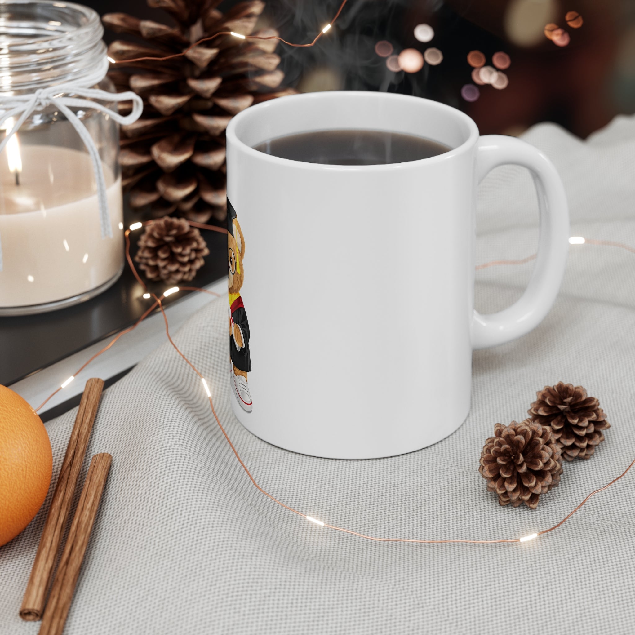 Graduation Teddy Bear Ceramic Coffee Mug