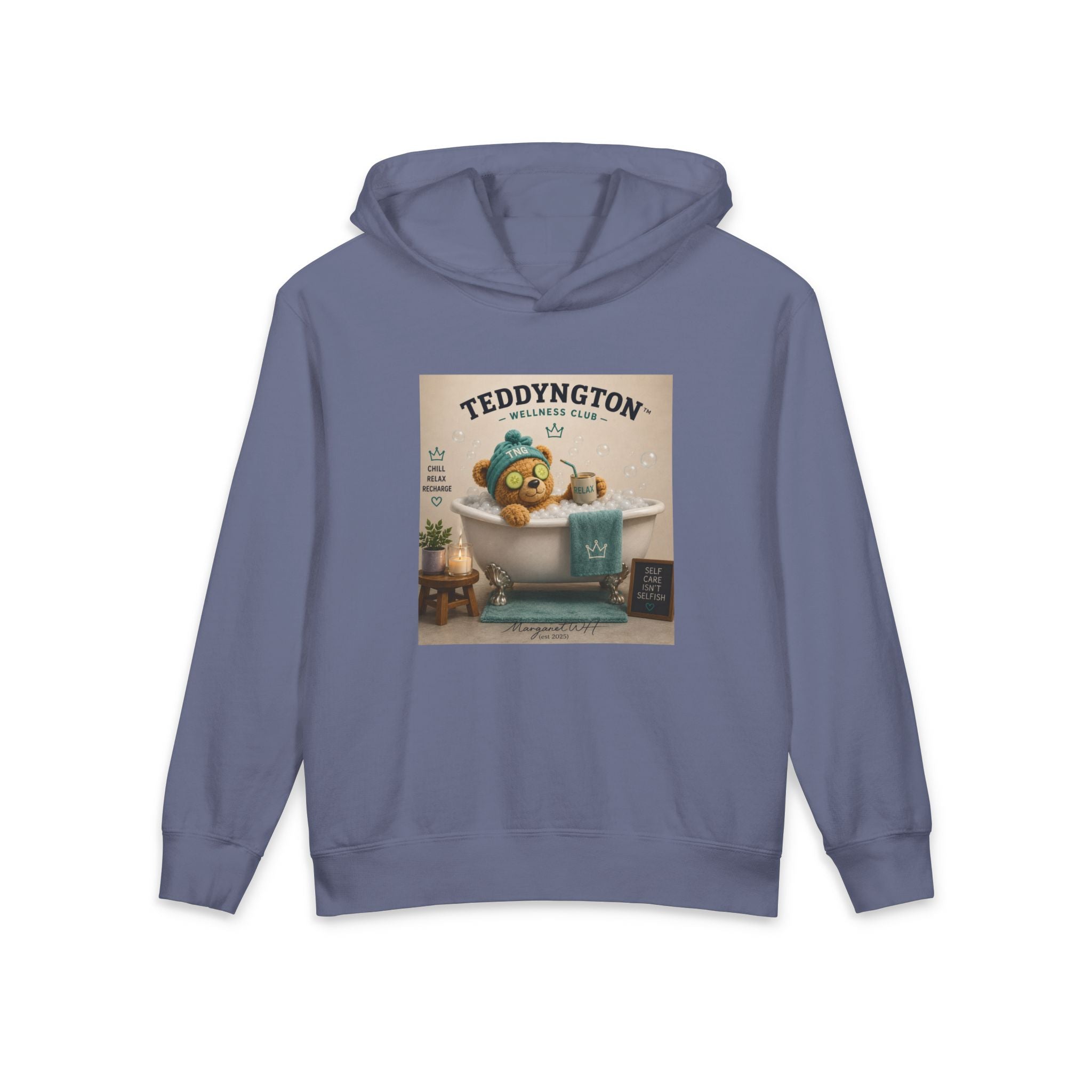 Teddyngton Wellness Club Self-Care Premium Unisex Hoodie