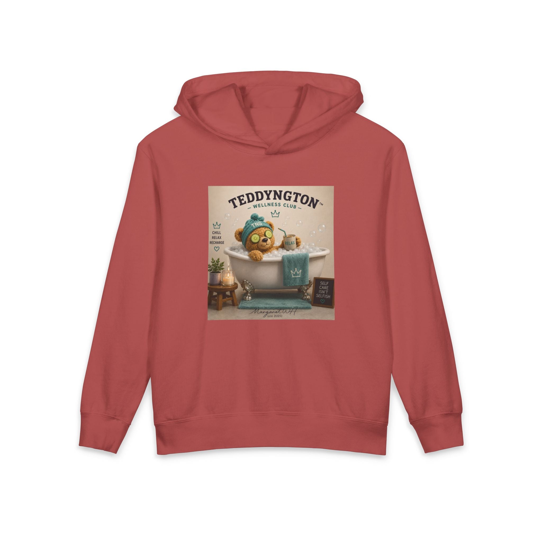 Teddyngton Wellness Club Self-Care Premium Unisex Hoodie
