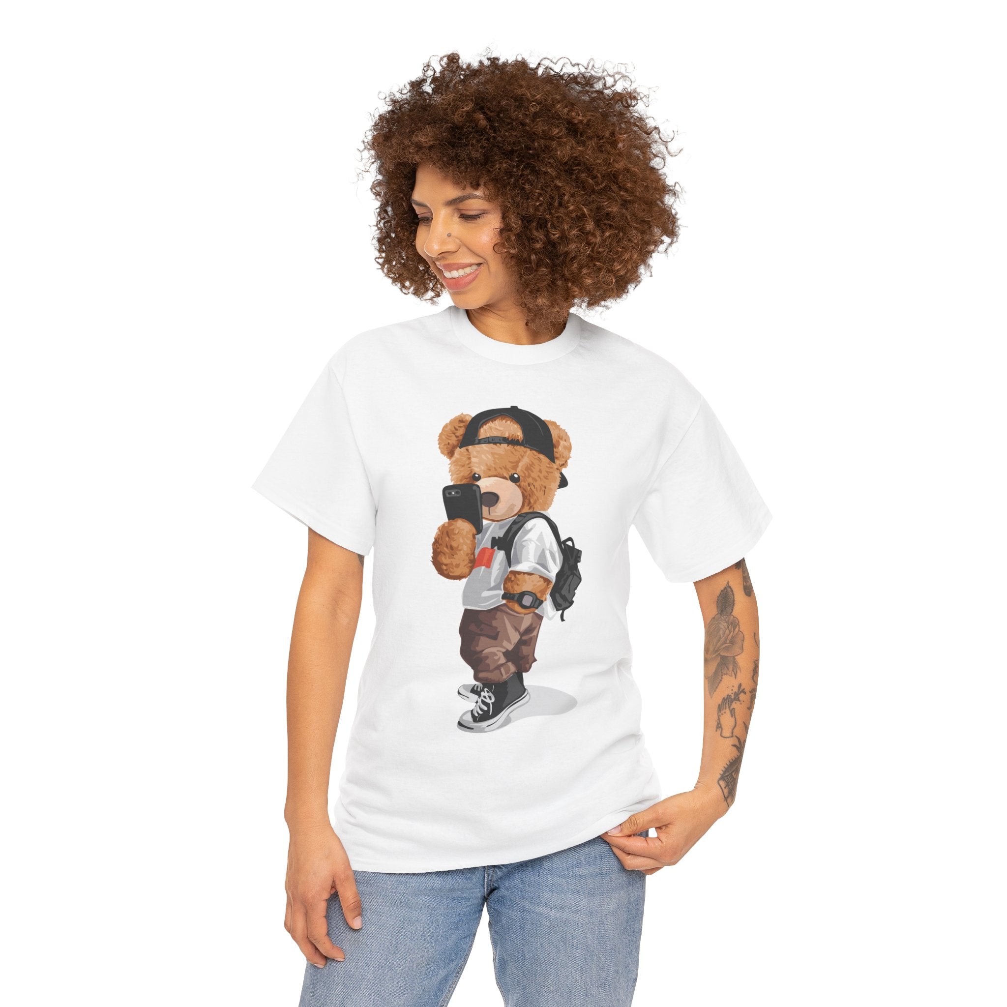 Urban Teddy Streetwear Graphic Tee