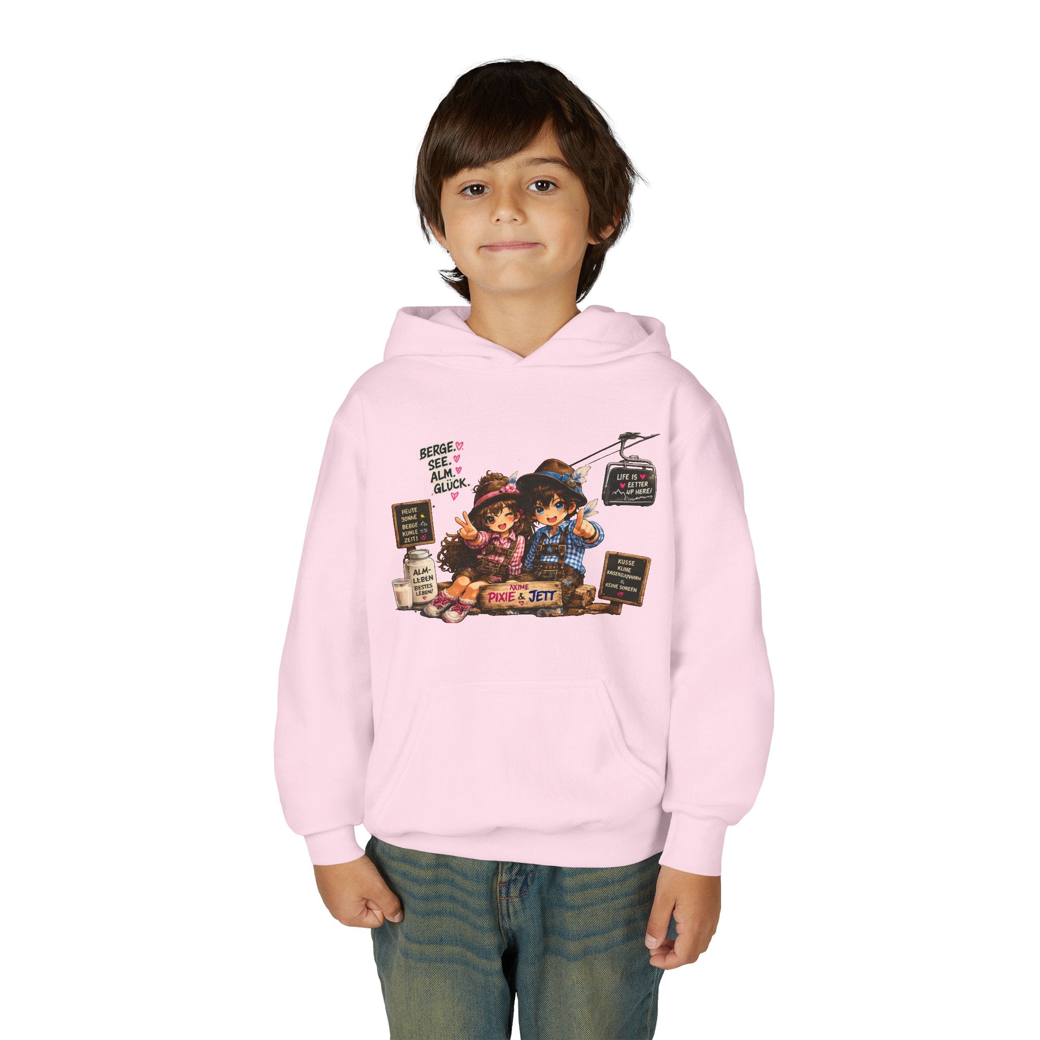 Kids Cute Cartoon Graphic Hoodie
