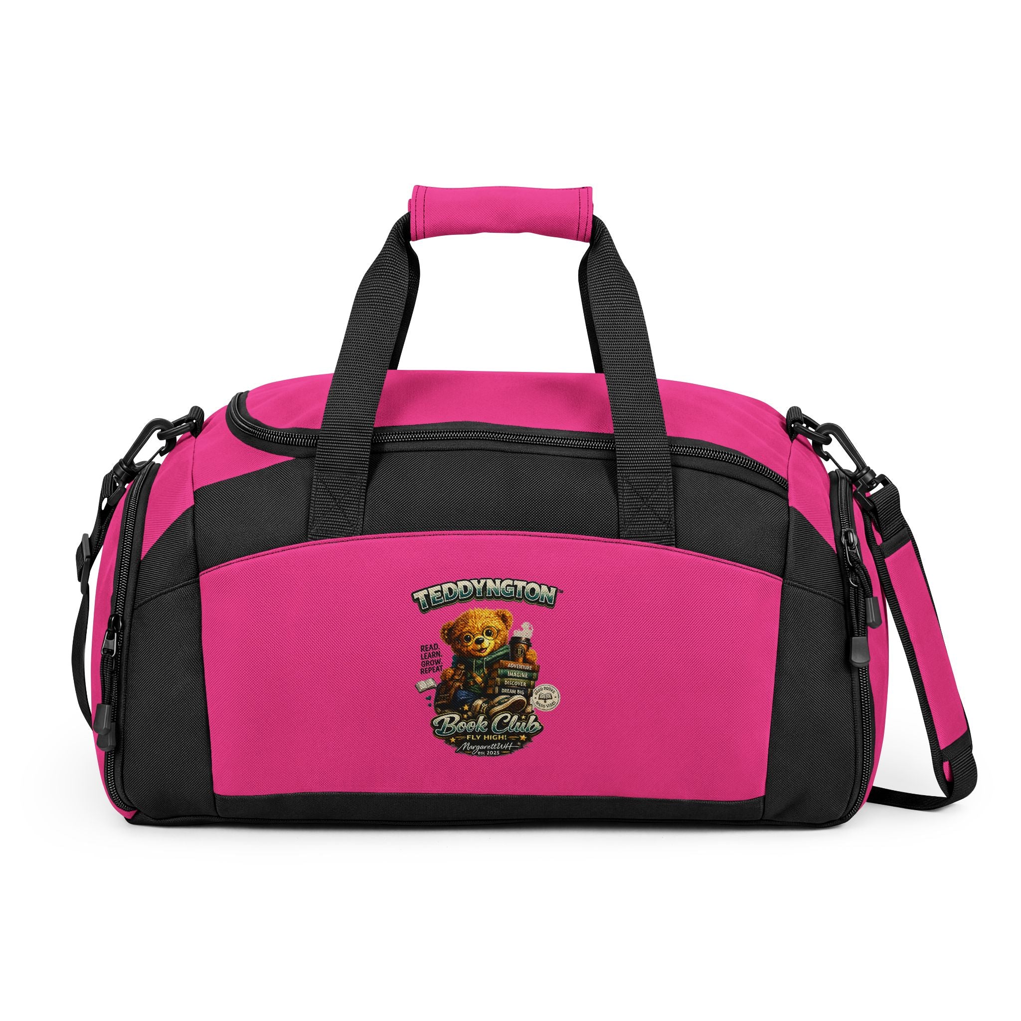 Book Lover Teddy Bear Gym Bag