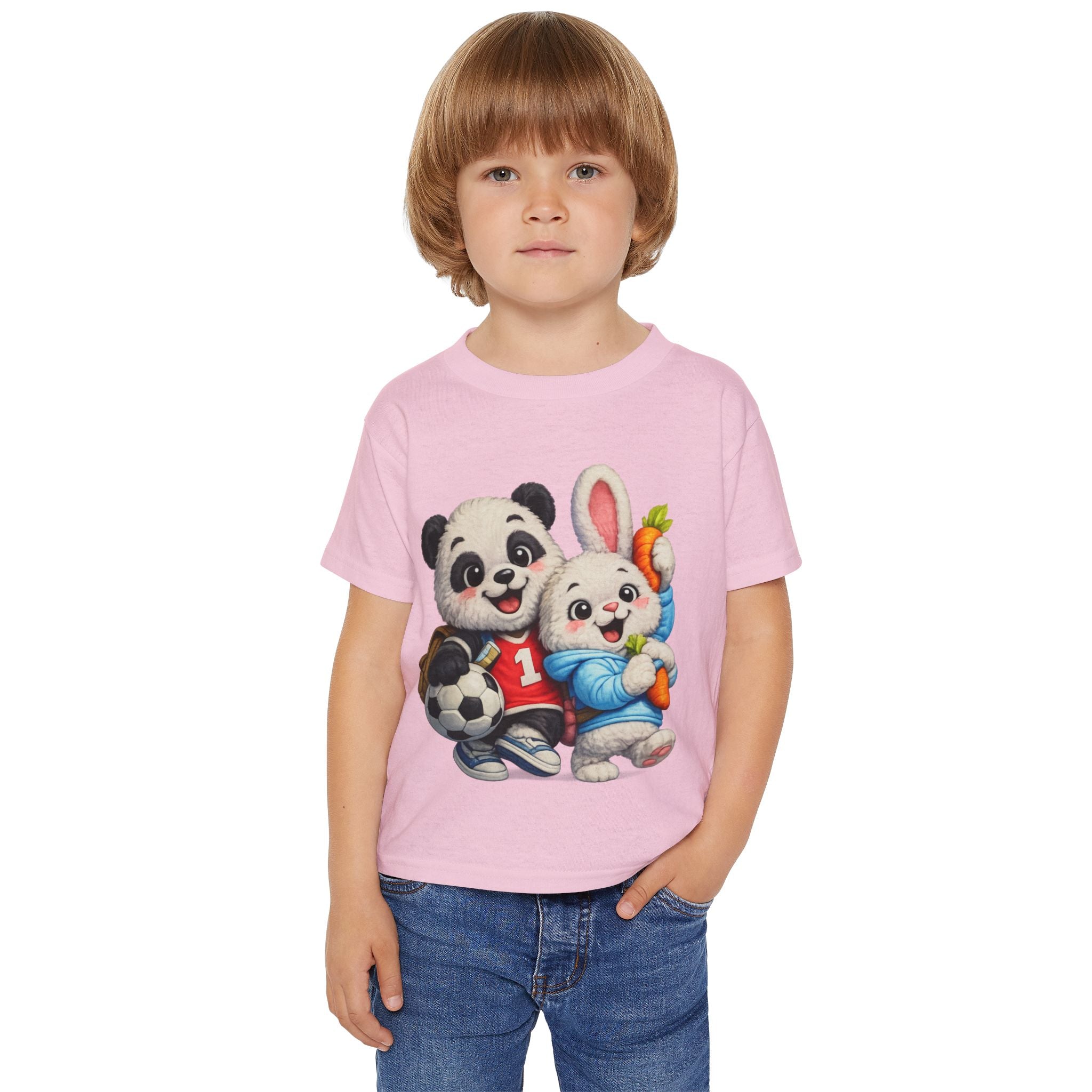Kids Panda & Bunny Best Friends T-Shirt
