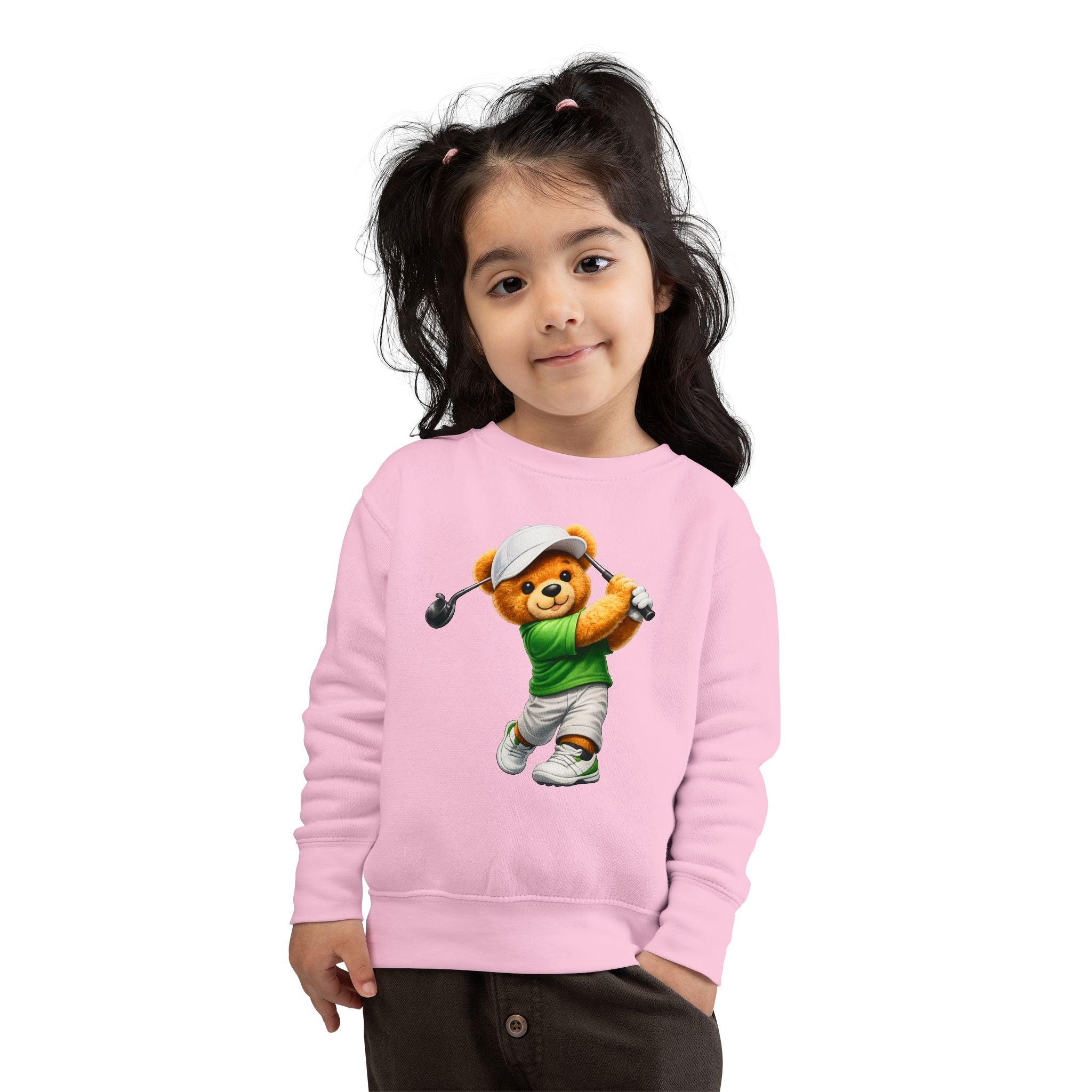 Kids Golf Teddy Bear Sweatshirt