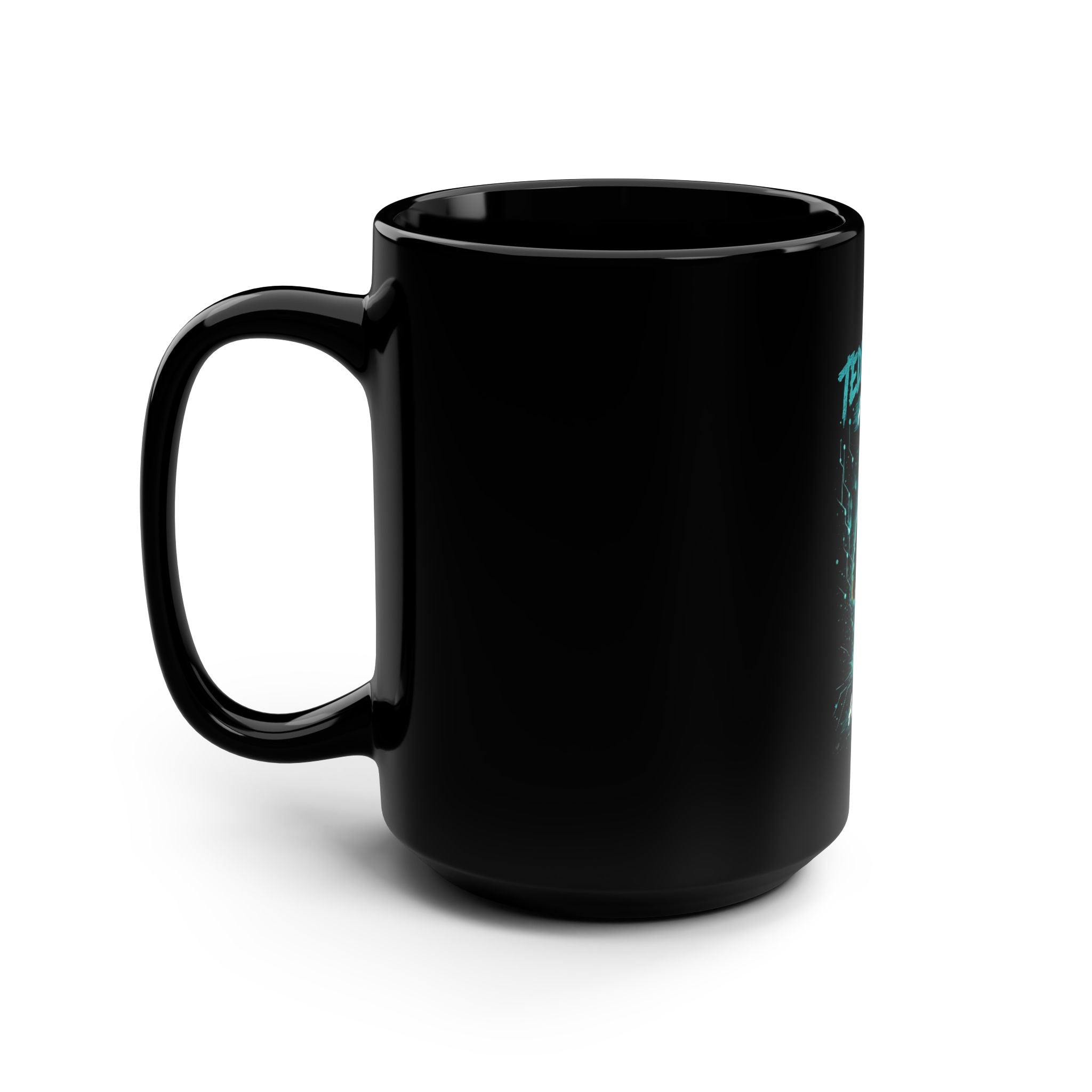 Teddyington AI Club Black Ceramic Mug