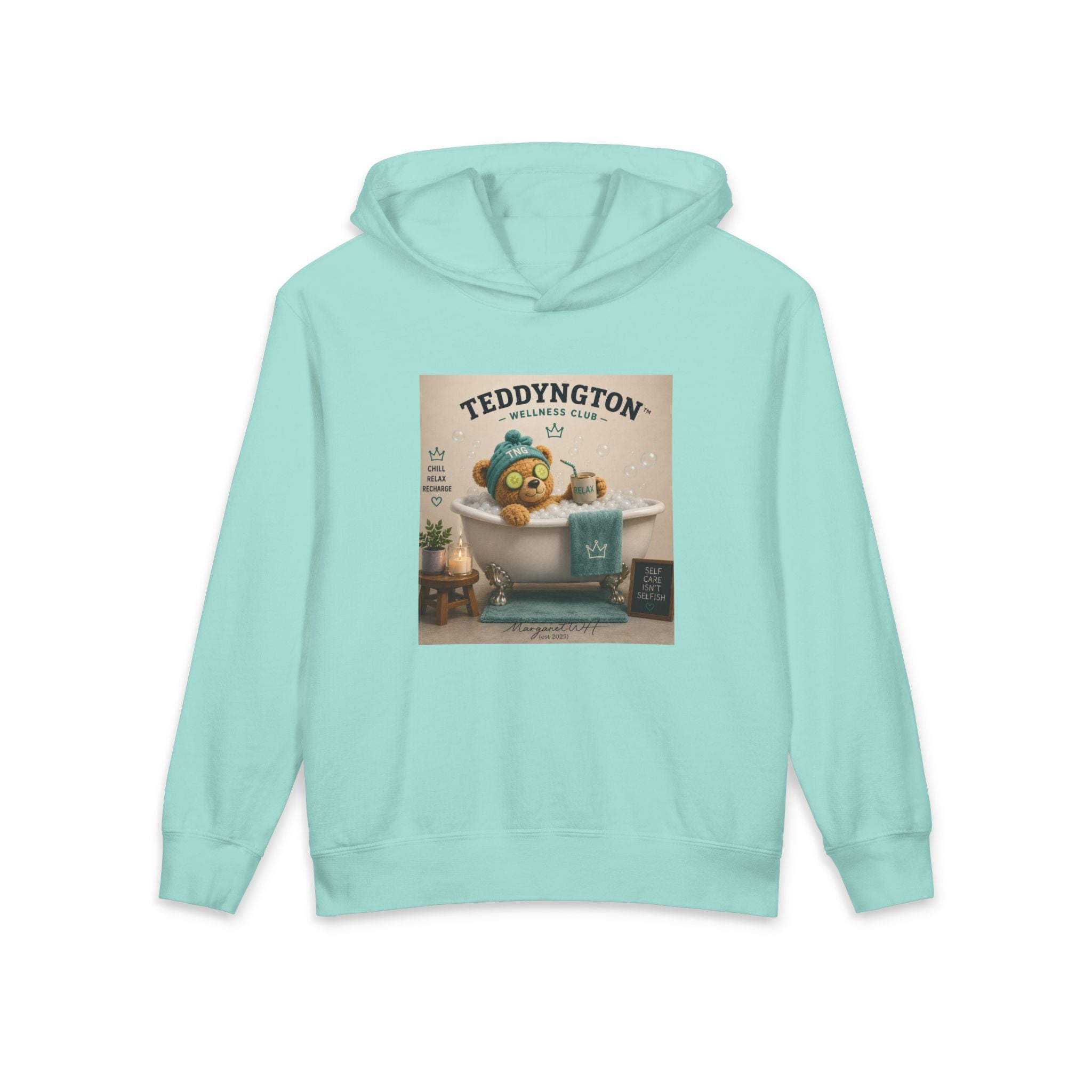 Teddyngton Wellness Club Self-Care Premium Unisex Hoodie