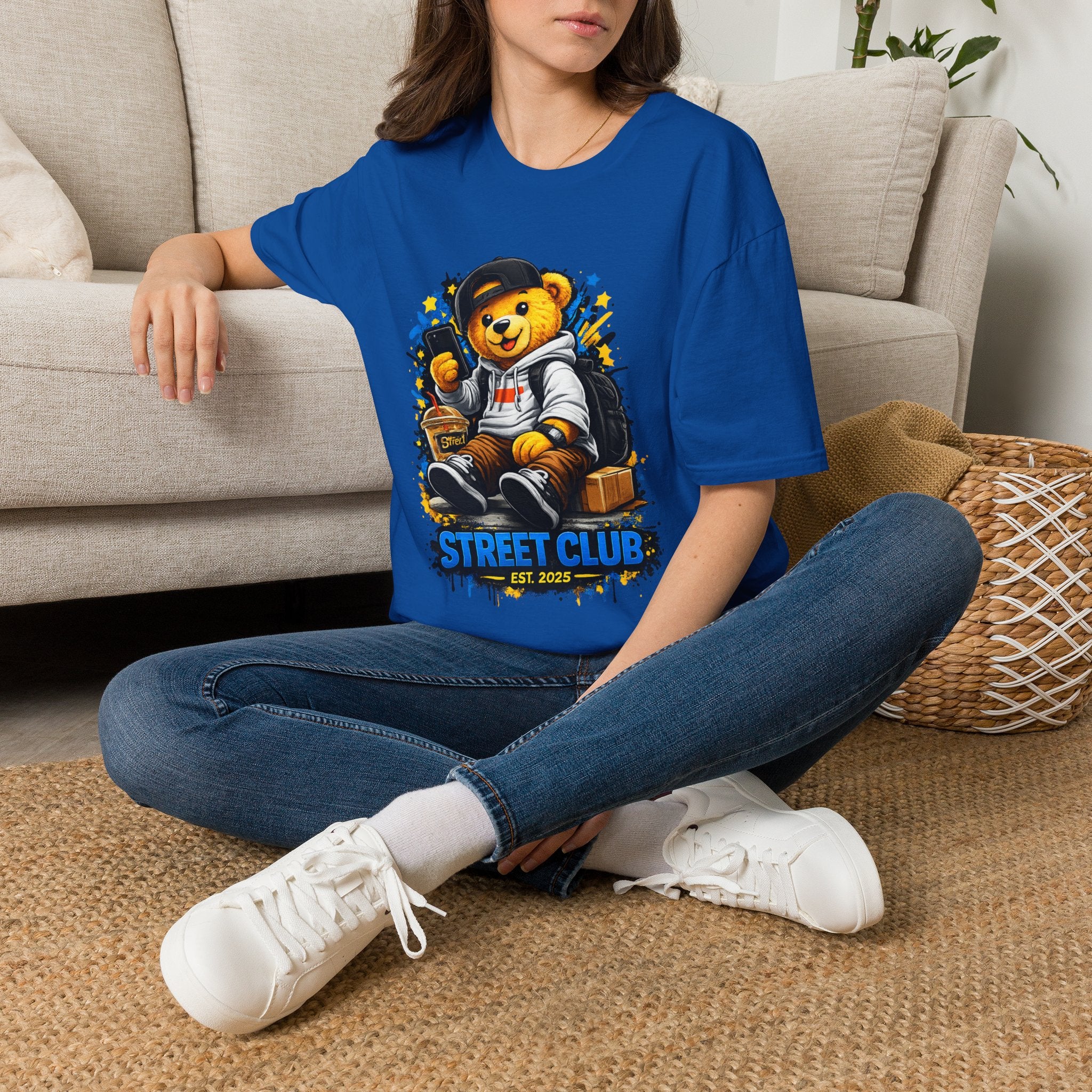 Street Club Teddy Graphic T-Shirt