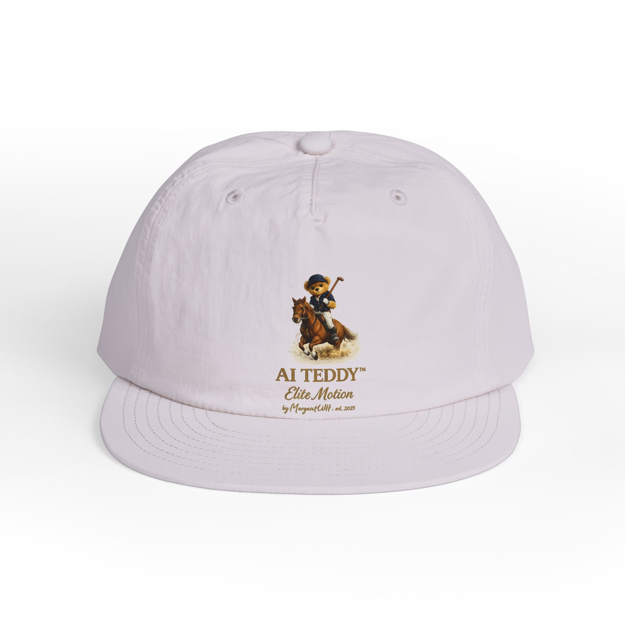 AI Teddy Equestrian Graphic Cap