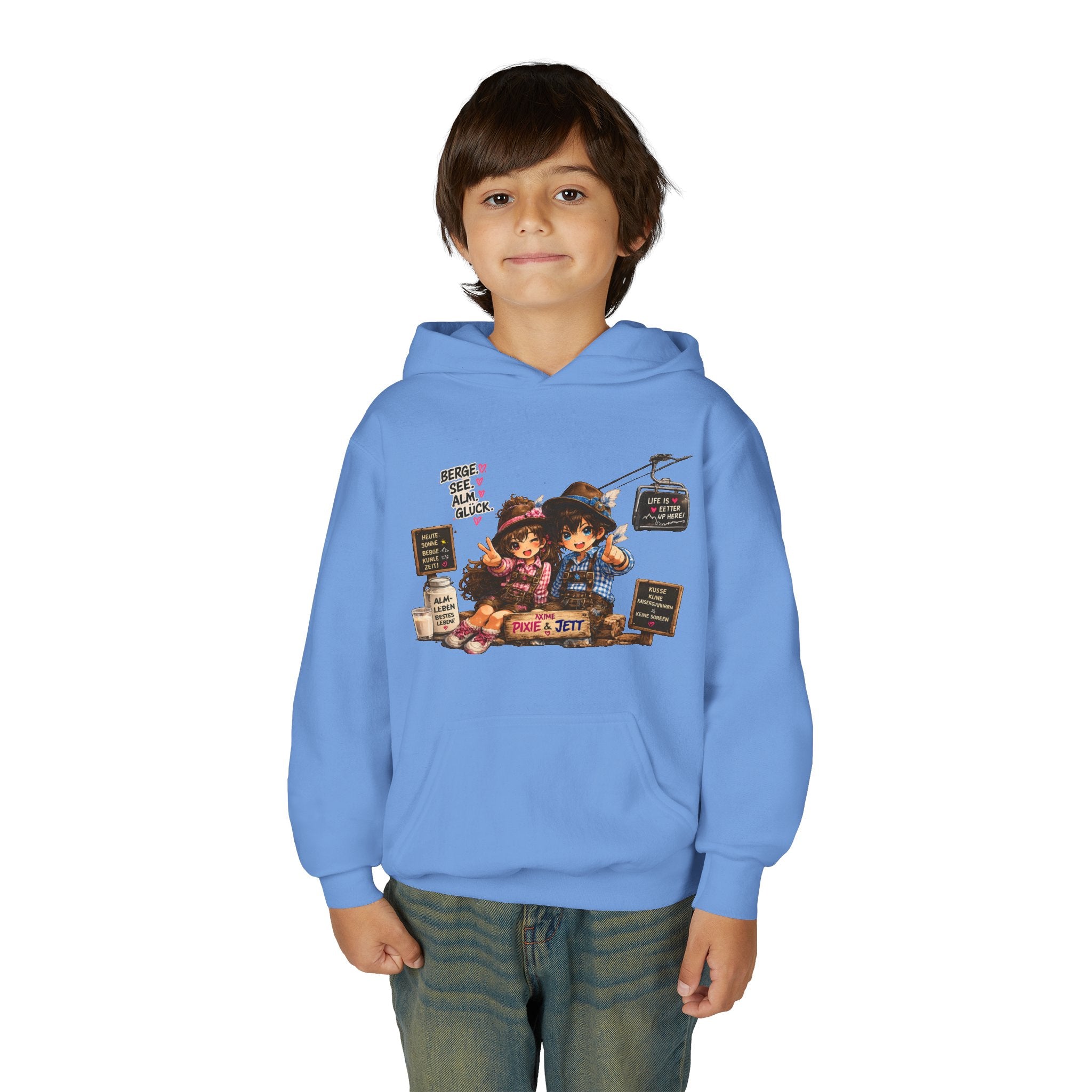 Kids Cute Cartoon Graphic Hoodie