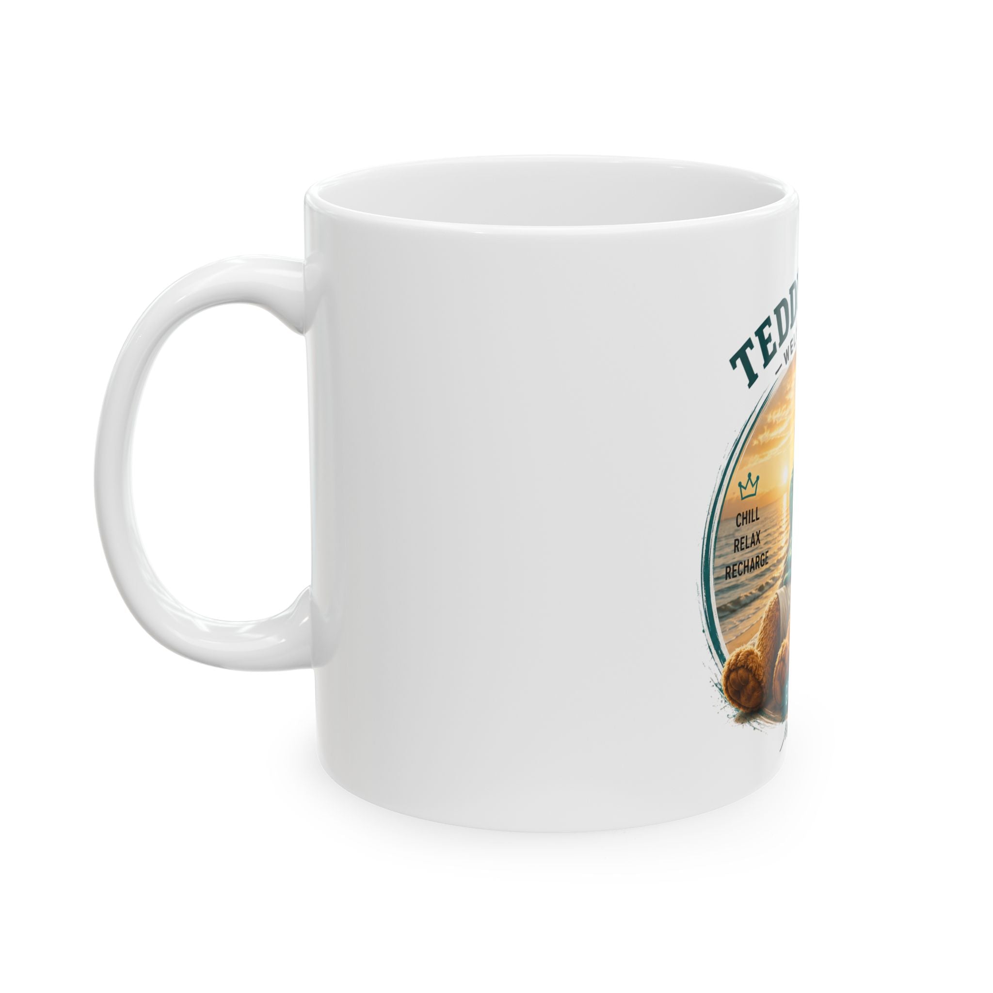 Teddyngton Wellness Club Ceramic Coffee Mug